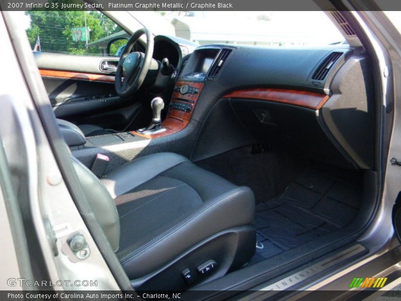 Platinum Graphite Metallic / Graphite Black 2007 Infiniti G 35 Journey Sedan