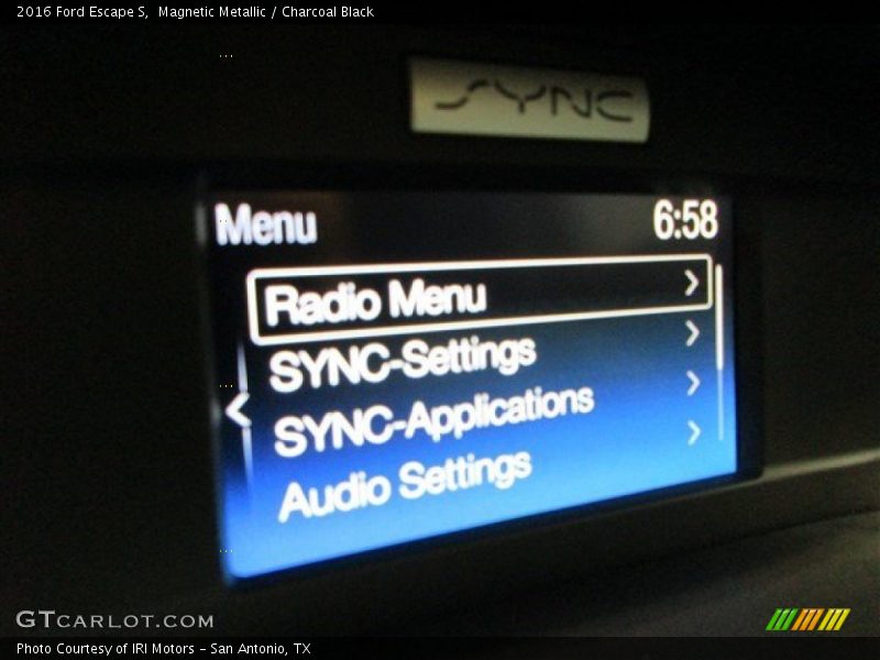 Magnetic Metallic / Charcoal Black 2016 Ford Escape S