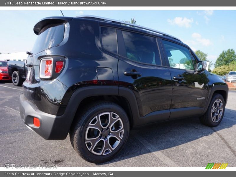 Black / Bark Brown/Ski Gray 2015 Jeep Renegade Limited