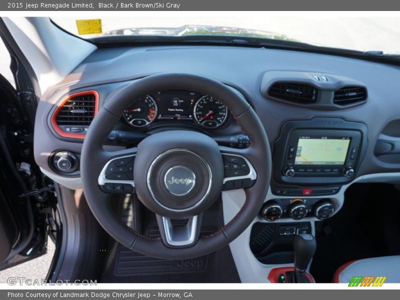 Black / Bark Brown/Ski Gray 2015 Jeep Renegade Limited