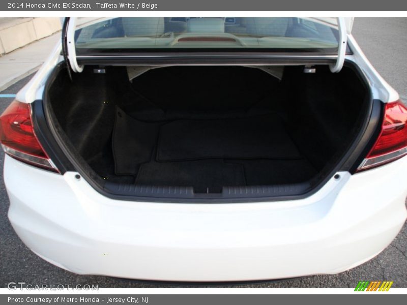 Taffeta White / Beige 2014 Honda Civic EX Sedan
