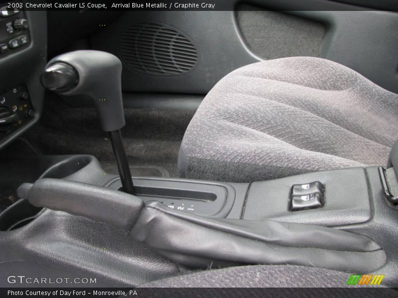 Arrival Blue Metallic / Graphite Gray 2003 Chevrolet Cavalier LS Coupe