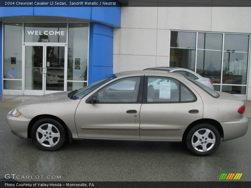 Sandrift Metallic / Neutral 2004 Chevrolet Cavalier LS Sedan
