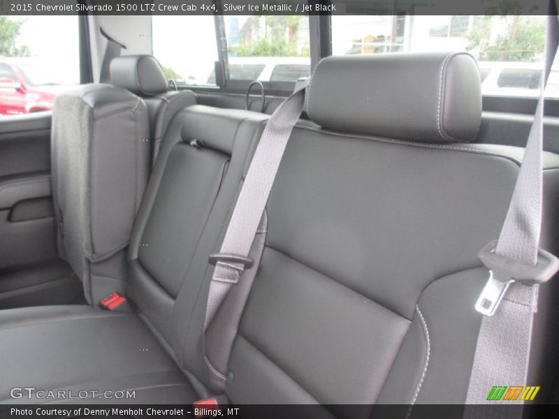 Silver Ice Metallic / Jet Black 2015 Chevrolet Silverado 1500 LTZ Crew Cab 4x4