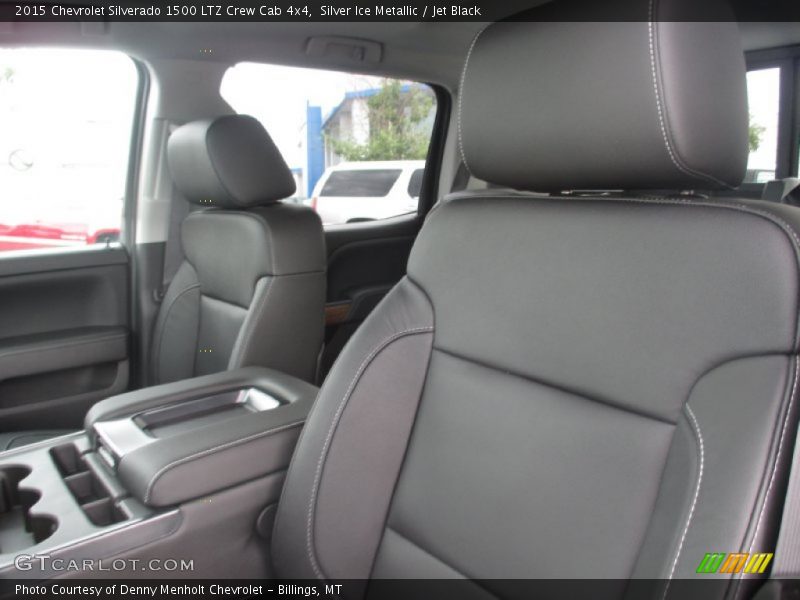 Silver Ice Metallic / Jet Black 2015 Chevrolet Silverado 1500 LTZ Crew Cab 4x4