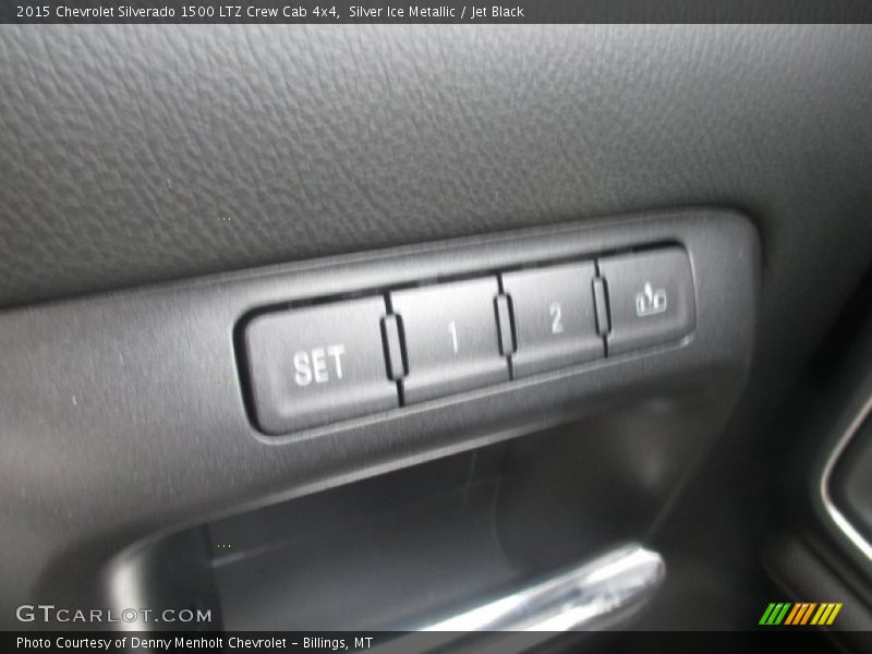 Silver Ice Metallic / Jet Black 2015 Chevrolet Silverado 1500 LTZ Crew Cab 4x4