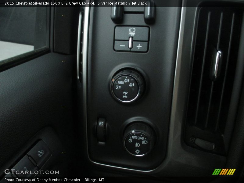 Silver Ice Metallic / Jet Black 2015 Chevrolet Silverado 1500 LTZ Crew Cab 4x4
