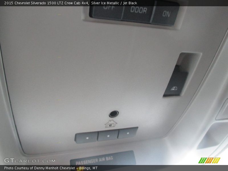Silver Ice Metallic / Jet Black 2015 Chevrolet Silverado 1500 LTZ Crew Cab 4x4