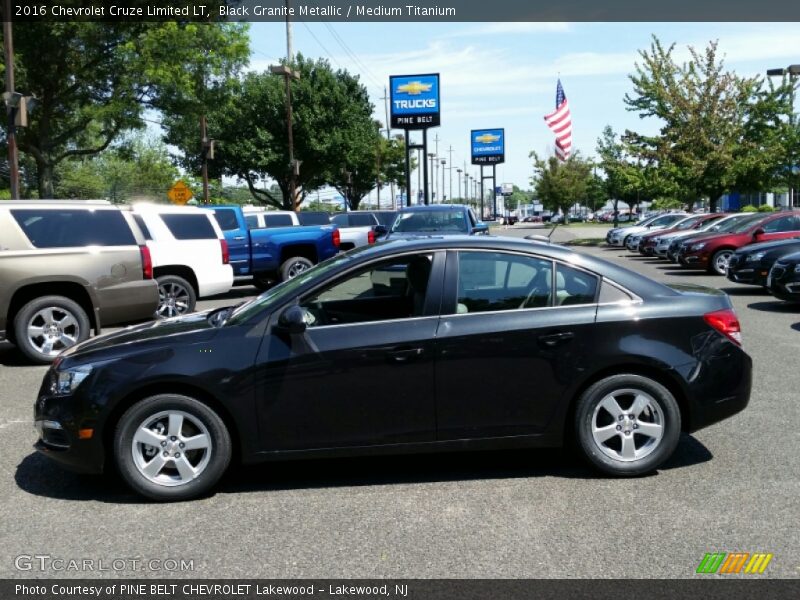 Black Granite Metallic / Medium Titanium 2016 Chevrolet Cruze Limited LT