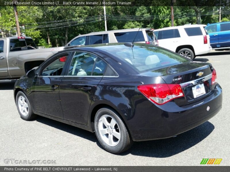 Black Granite Metallic / Medium Titanium 2016 Chevrolet Cruze Limited LT