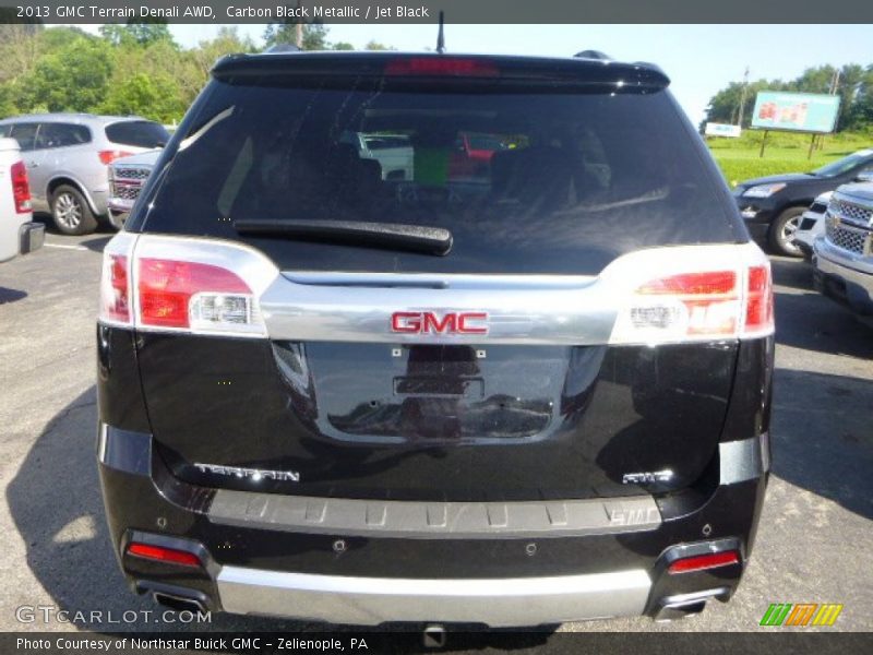 Carbon Black Metallic / Jet Black 2013 GMC Terrain Denali AWD