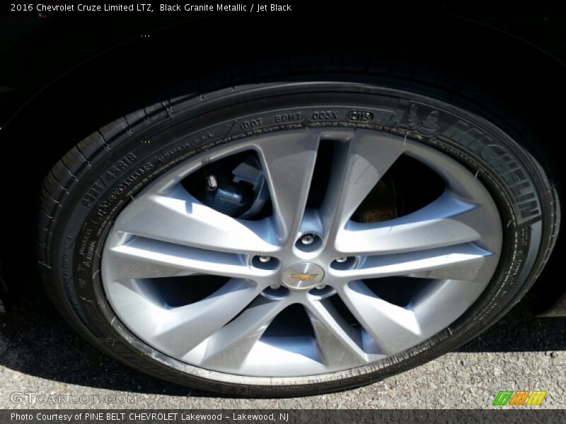 Black Granite Metallic / Jet Black 2016 Chevrolet Cruze Limited LTZ