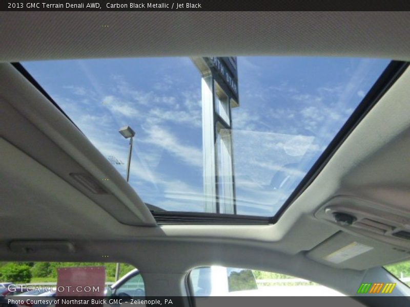 Carbon Black Metallic / Jet Black 2013 GMC Terrain Denali AWD