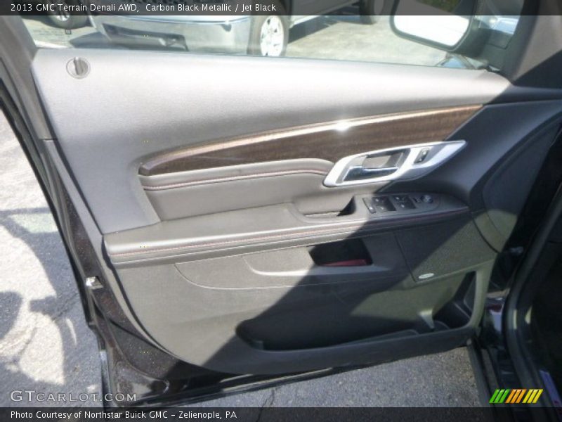 Carbon Black Metallic / Jet Black 2013 GMC Terrain Denali AWD