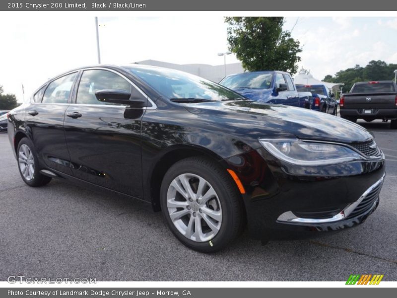 Black / Black/Linen 2015 Chrysler 200 Limited