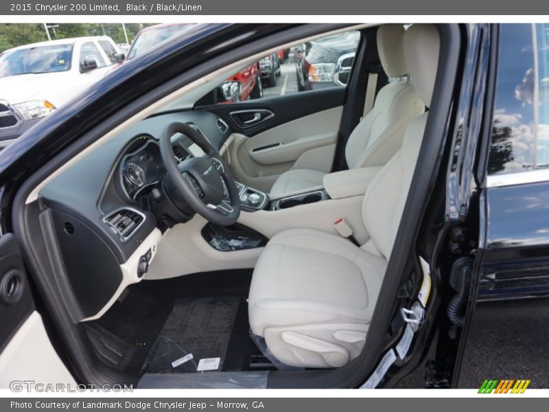 Black / Black/Linen 2015 Chrysler 200 Limited