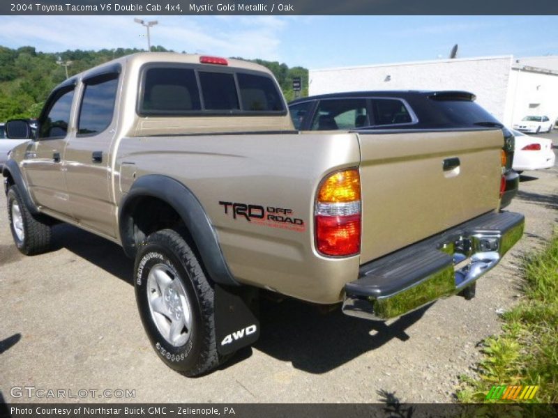 Mystic Gold Metallic / Oak 2004 Toyota Tacoma V6 Double Cab 4x4