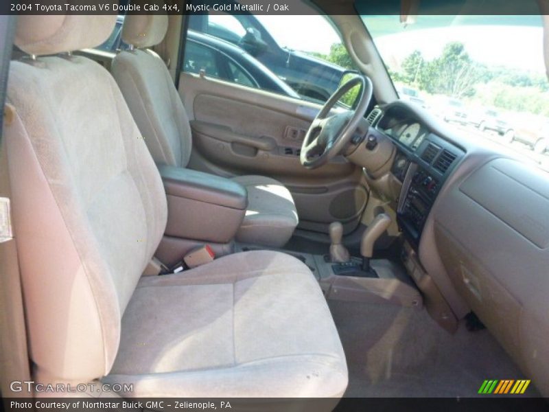 Mystic Gold Metallic / Oak 2004 Toyota Tacoma V6 Double Cab 4x4