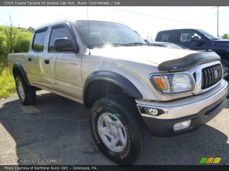 Mystic Gold Metallic / Oak 2004 Toyota Tacoma V6 Double Cab 4x4