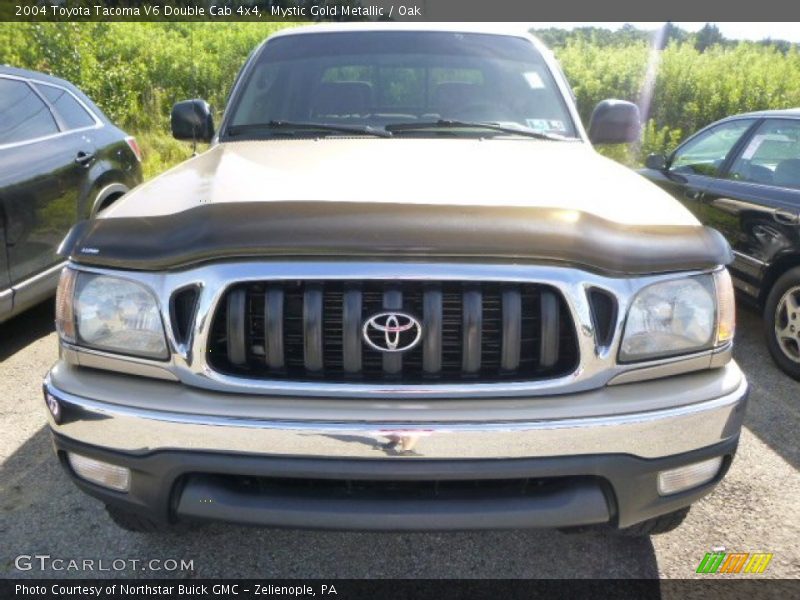 Mystic Gold Metallic / Oak 2004 Toyota Tacoma V6 Double Cab 4x4