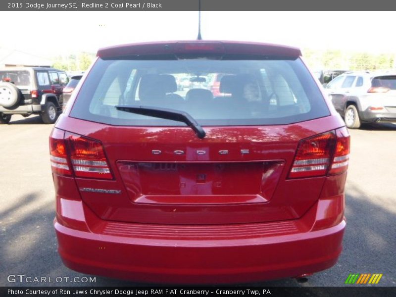Redline 2 Coat Pearl / Black 2015 Dodge Journey SE