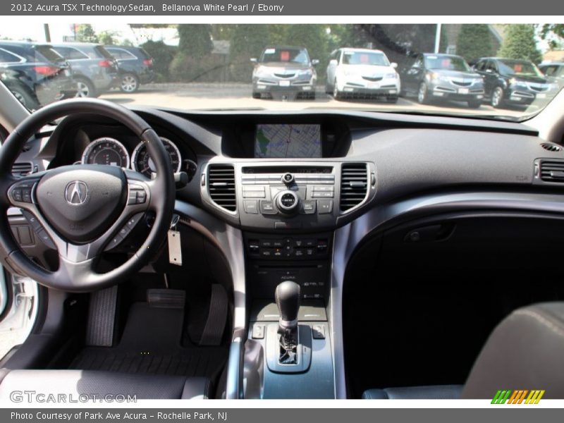 Bellanova White Pearl / Ebony 2012 Acura TSX Technology Sedan
