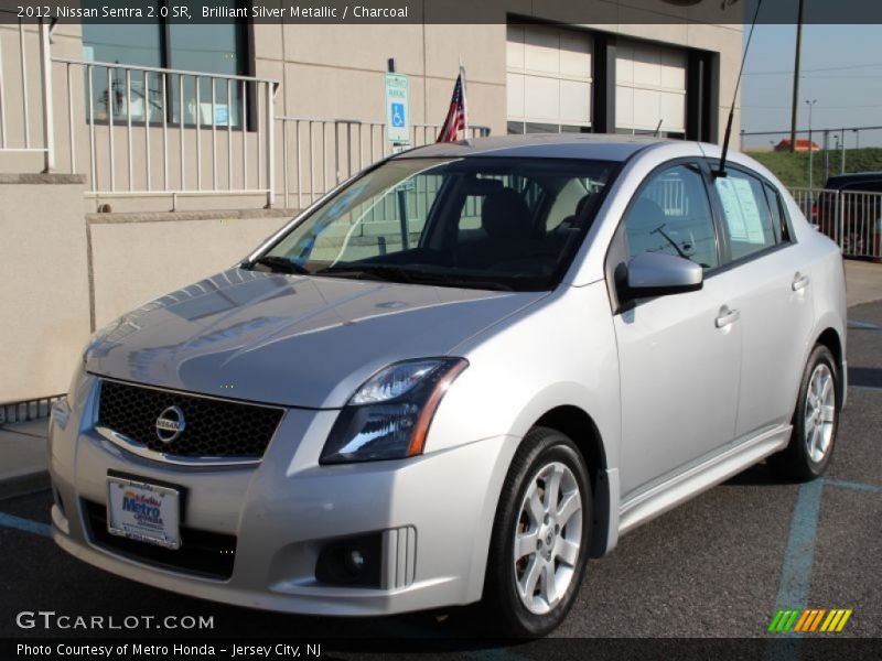 Brilliant Silver Metallic / Charcoal 2012 Nissan Sentra 2.0 SR