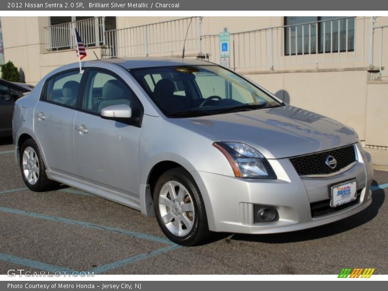 Brilliant Silver Metallic / Charcoal 2012 Nissan Sentra 2.0 SR