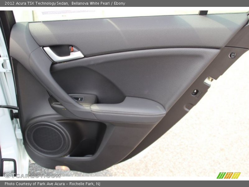 Bellanova White Pearl / Ebony 2012 Acura TSX Technology Sedan