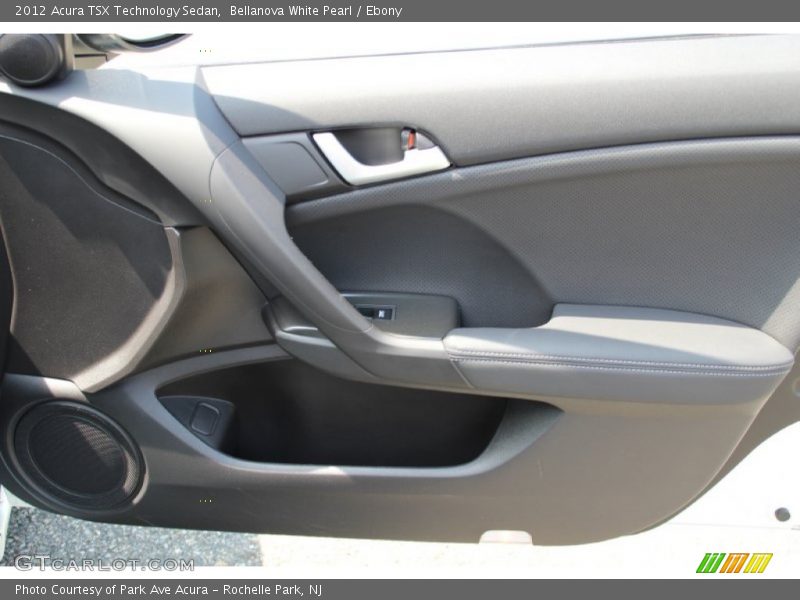 Bellanova White Pearl / Ebony 2012 Acura TSX Technology Sedan