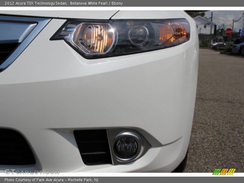 Bellanova White Pearl / Ebony 2012 Acura TSX Technology Sedan