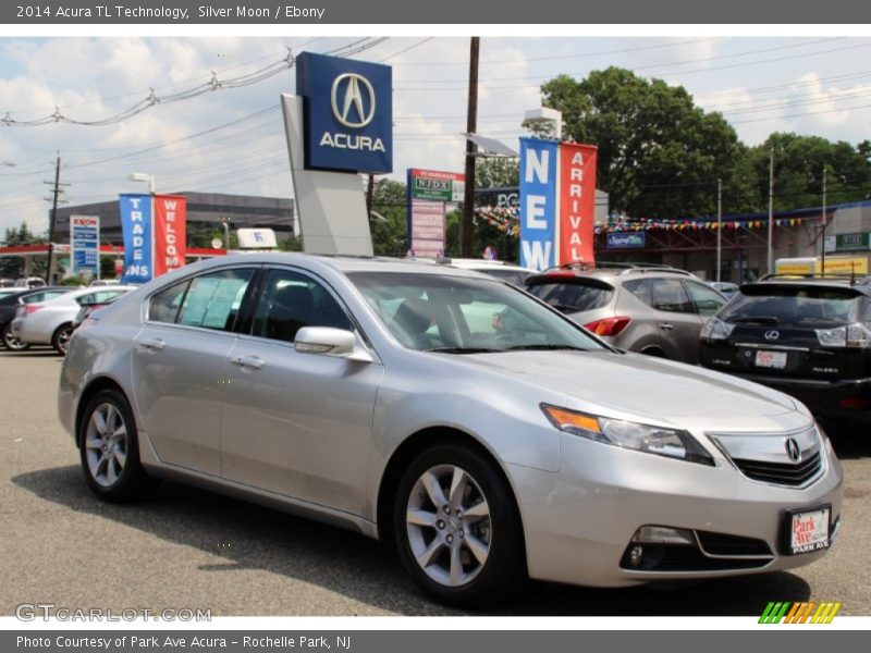 Silver Moon / Ebony 2014 Acura TL Technology