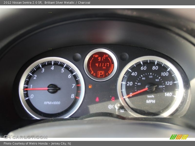 Brilliant Silver Metallic / Charcoal 2012 Nissan Sentra 2.0 SR