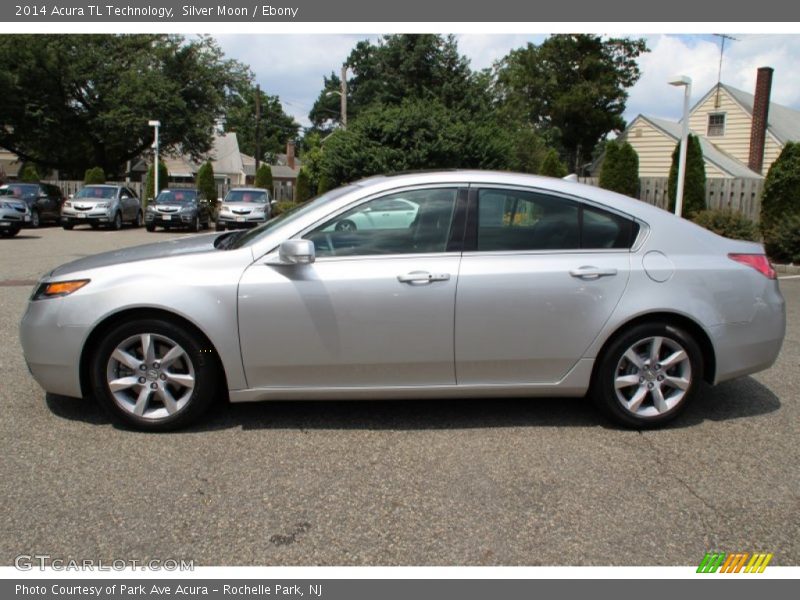 Silver Moon / Ebony 2014 Acura TL Technology