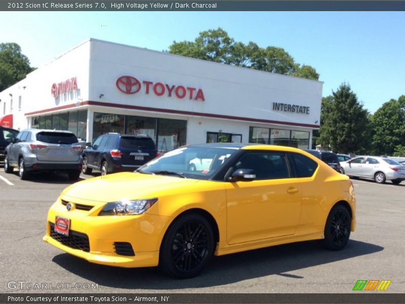 High Voltage Yellow / Dark Charcoal 2012 Scion tC Release Series 7.0