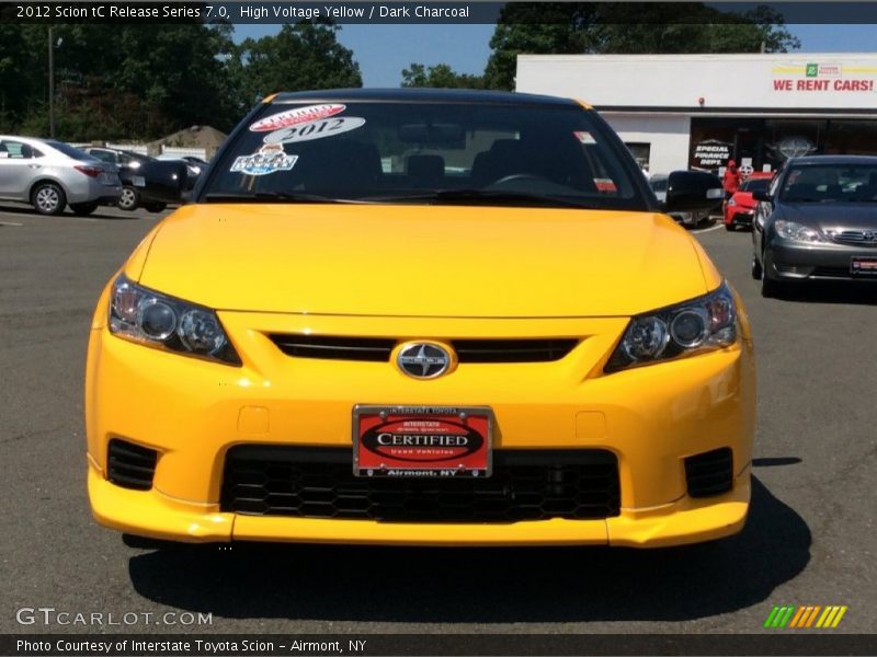 High Voltage Yellow / Dark Charcoal 2012 Scion tC Release Series 7.0