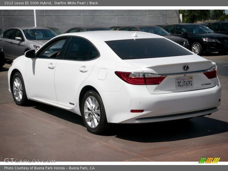 Starfire White Pearl / Black 2013 Lexus ES 300h Hybrid