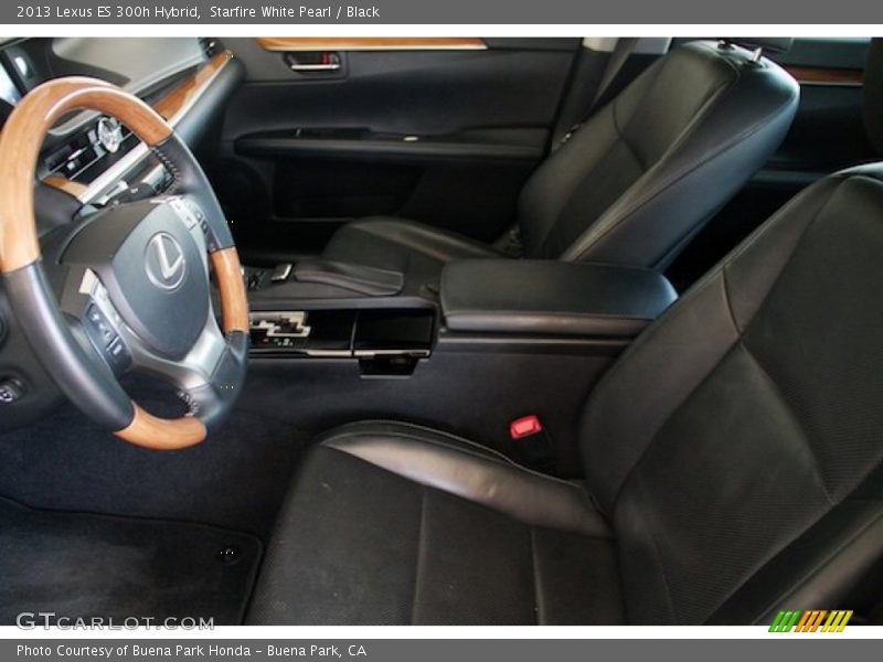Starfire White Pearl / Black 2013 Lexus ES 300h Hybrid
