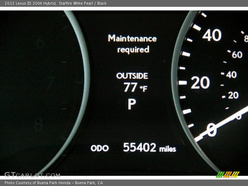 Starfire White Pearl / Black 2013 Lexus ES 300h Hybrid