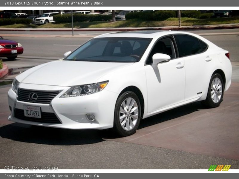 Starfire White Pearl / Black 2013 Lexus ES 300h Hybrid