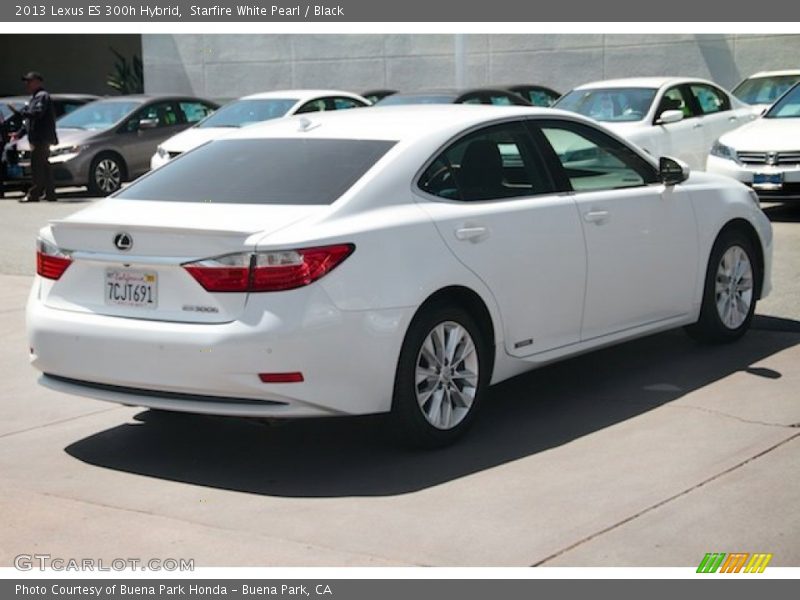 Starfire White Pearl / Black 2013 Lexus ES 300h Hybrid