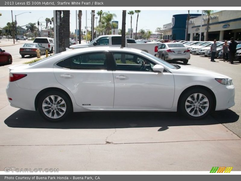 Starfire White Pearl / Black 2013 Lexus ES 300h Hybrid