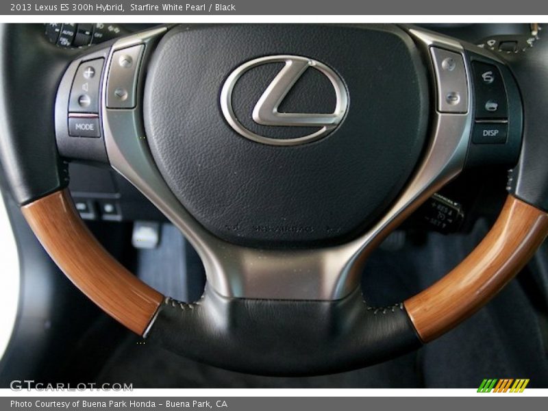 Starfire White Pearl / Black 2013 Lexus ES 300h Hybrid