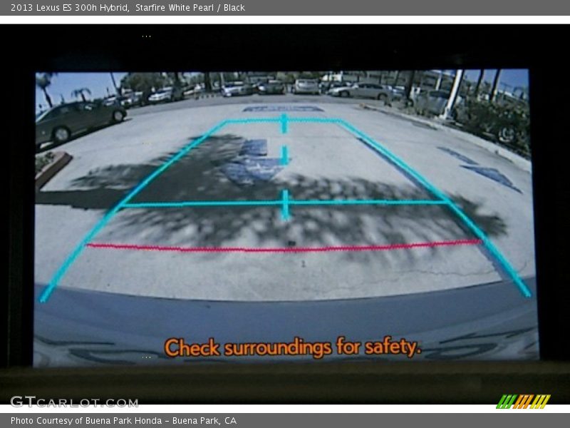 Starfire White Pearl / Black 2013 Lexus ES 300h Hybrid