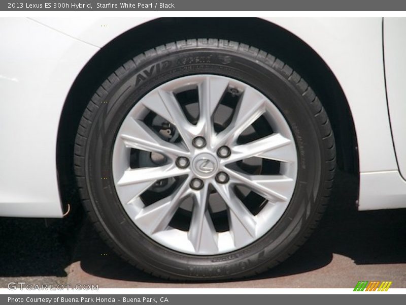 Starfire White Pearl / Black 2013 Lexus ES 300h Hybrid