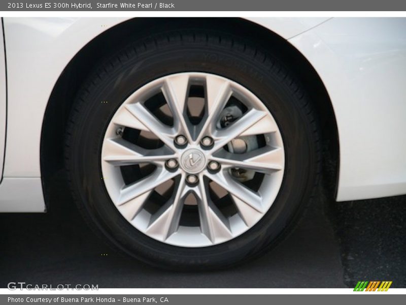Starfire White Pearl / Black 2013 Lexus ES 300h Hybrid