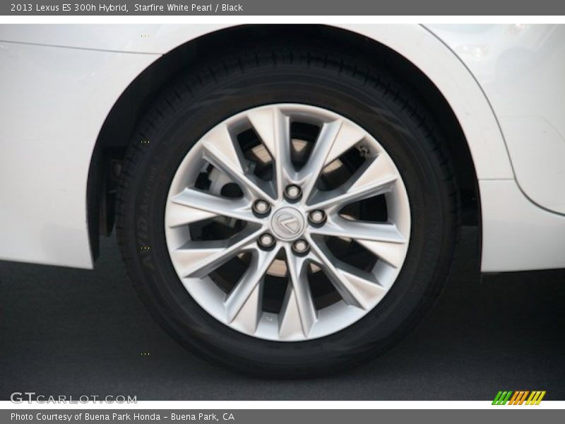 Starfire White Pearl / Black 2013 Lexus ES 300h Hybrid
