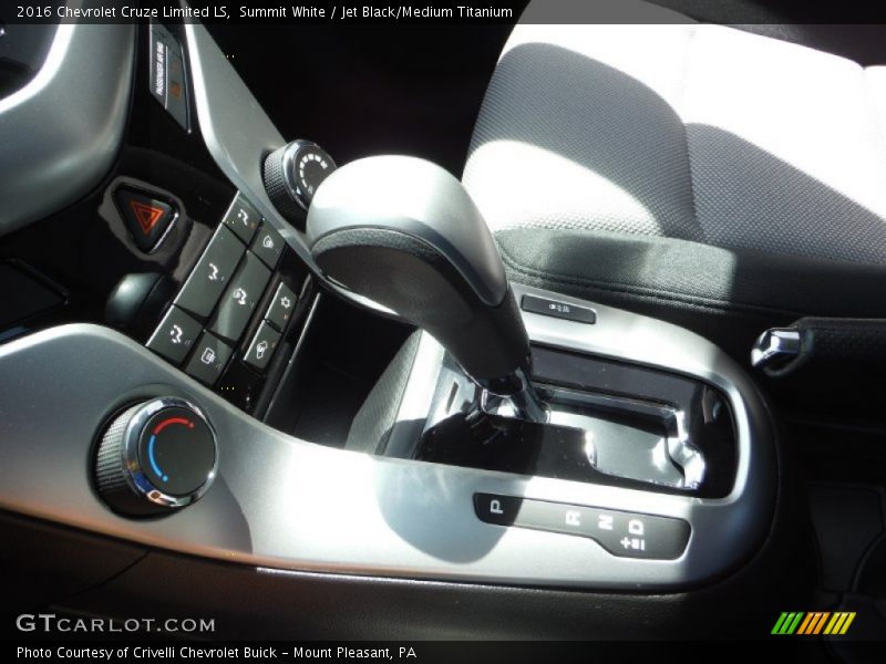 Summit White / Jet Black/Medium Titanium 2016 Chevrolet Cruze Limited LS