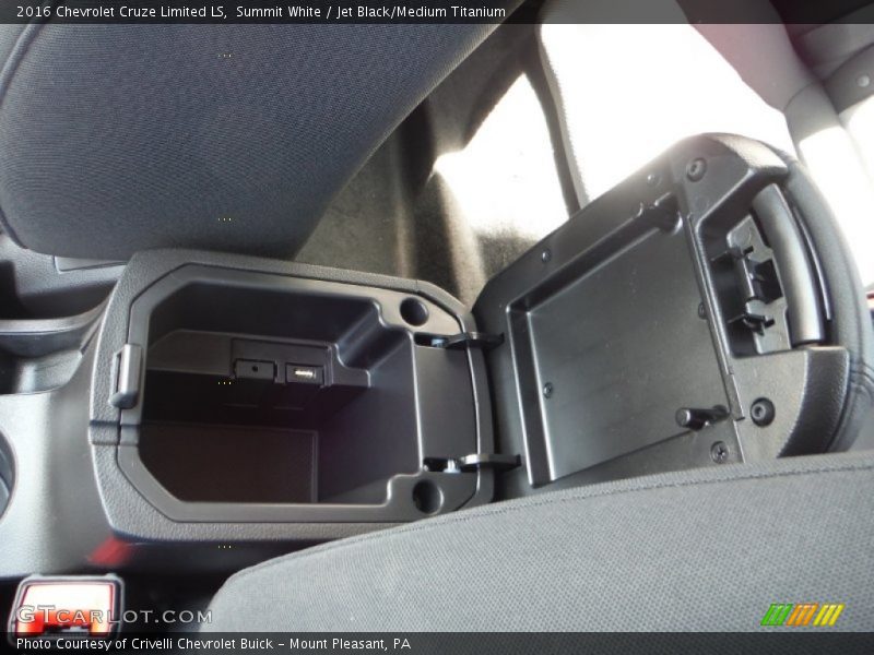 Summit White / Jet Black/Medium Titanium 2016 Chevrolet Cruze Limited LS