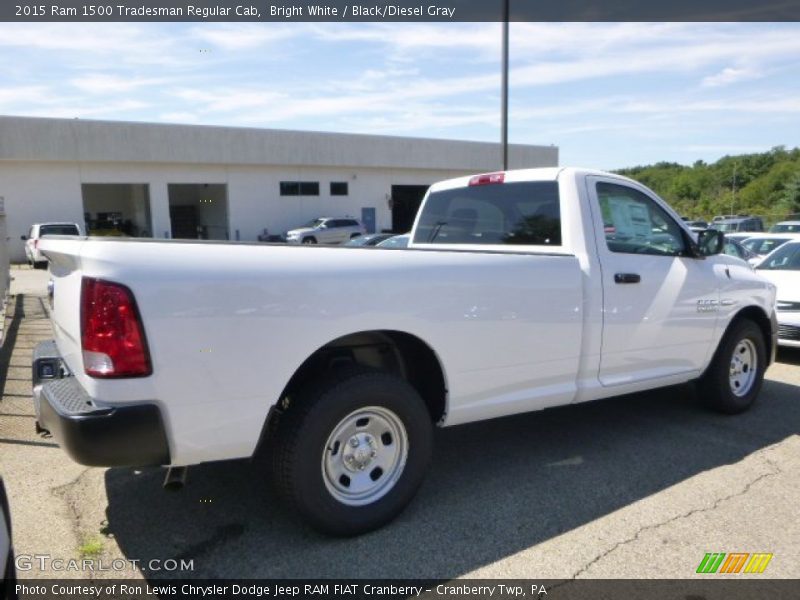 Bright White / Black/Diesel Gray 2015 Ram 1500 Tradesman Regular Cab